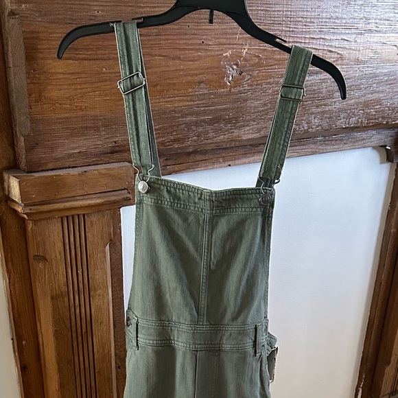 Aerie Green Overalls - Picture 1 of 4